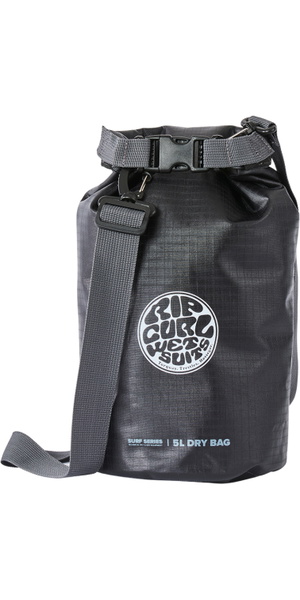 2026 Rip Curl Surf Series 5L Barrel Bag 174MUT - Black / Grey